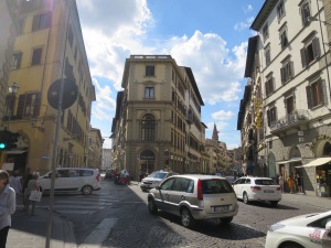 Typical street in Florence